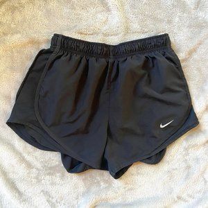 Women's Black Nike Pro Running Shorts